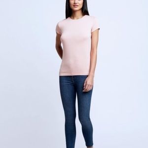 L’AGENCE Pink T-shirt Size Small NWT